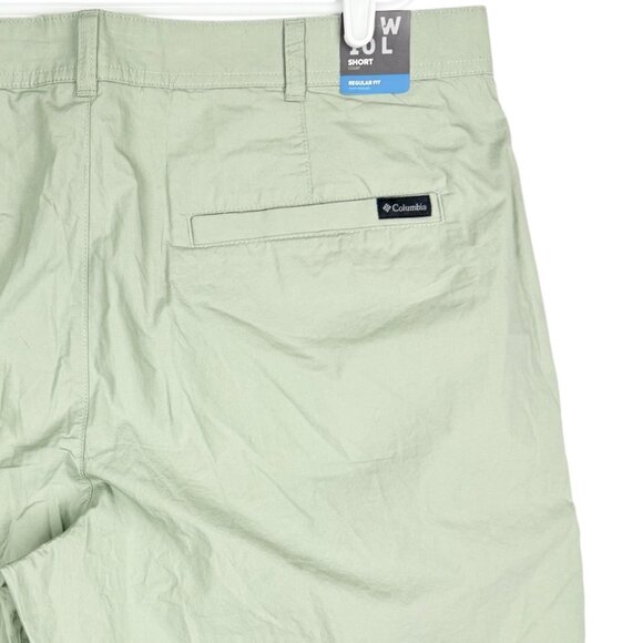 Columbia Men's Regular Fit Cotton Washed Out Green Shorts Size 40 Inseam10 NWT - Picture 4 of 11
